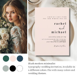 Invitación Schlicht elegante