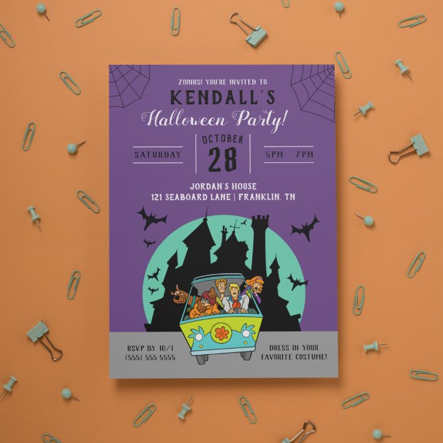 Invitación Scooby-Doo Spooktacular Halloween Party (Subido por el creador)