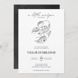 Invitación Scorpio Zodiac Star Sign Astrología Baby Shower