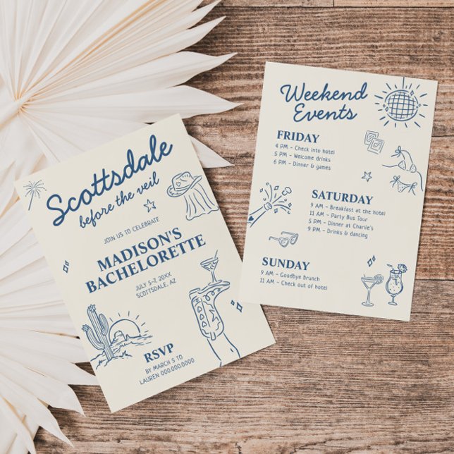Invitación Scottsdale Antes Del Velo Bachelorette (Subido por el creador)