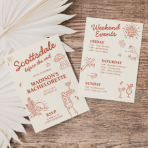 Invitación Scottsdale Before The Veil Despedida de Soltera