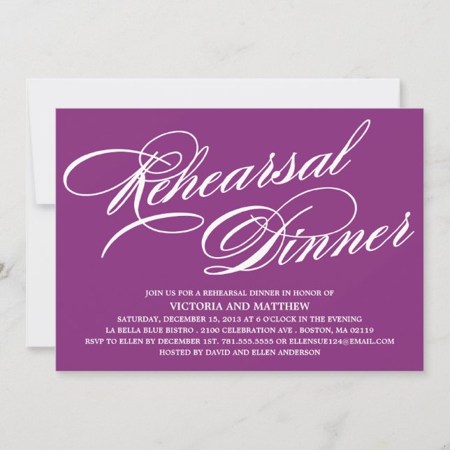 INVITACIÓN SCRIPT 2 | REHEARSAL DINNER INVITE (Anverso)