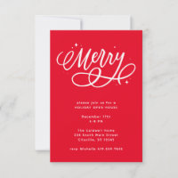 Script Merry Holiday Burbujeante Brillante