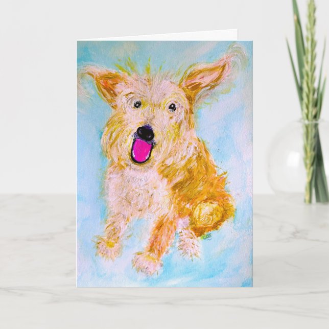 Invitación Scruffy McScruffins <Blank Inside> (Anverso)