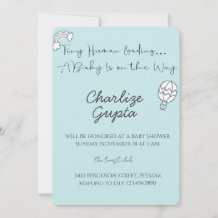 Invitación Se acerca un bebé Fiesta de Baby Shower