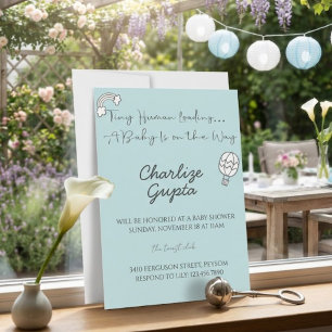 Invitación Se acerca un bebé Fiesta de Baby Shower