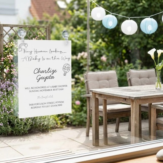 Invitación Se acerca un bebé Fiesta de Baby Shower (Subido por el creador)