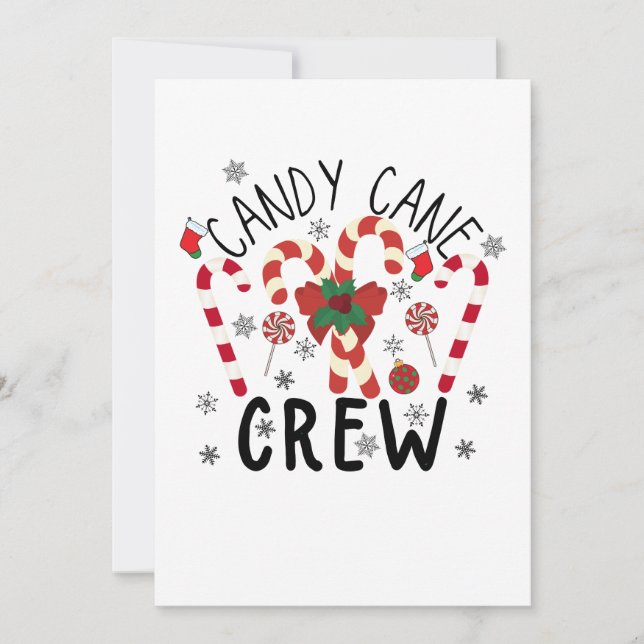 Invitación Sé amable con la enfermera Santa está vigilando ca (Anverso)