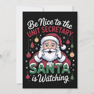 Invitación Sé Amable Con La Secretaria De La Unidad Santa Est