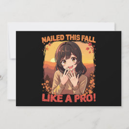 Invitación ¡Se clavó este otoño como un profesional!