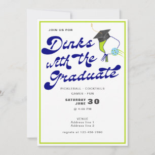 Invitación Se duerme con la graduación de la pelota de postgr