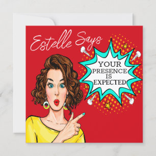 Invitación Se espera su presencia