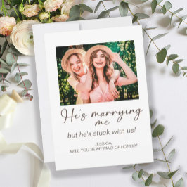 Invitación Se está casando conmigo atascado con una empleada 