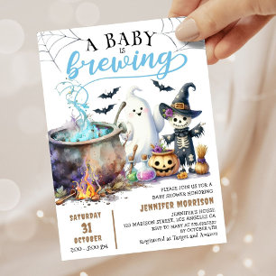 Invitación ¡Se está preparando un bebé! Baby Shower de Boy Cu