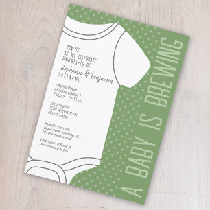 Invitación Se está preparando un bebé - Baby Shower de la par