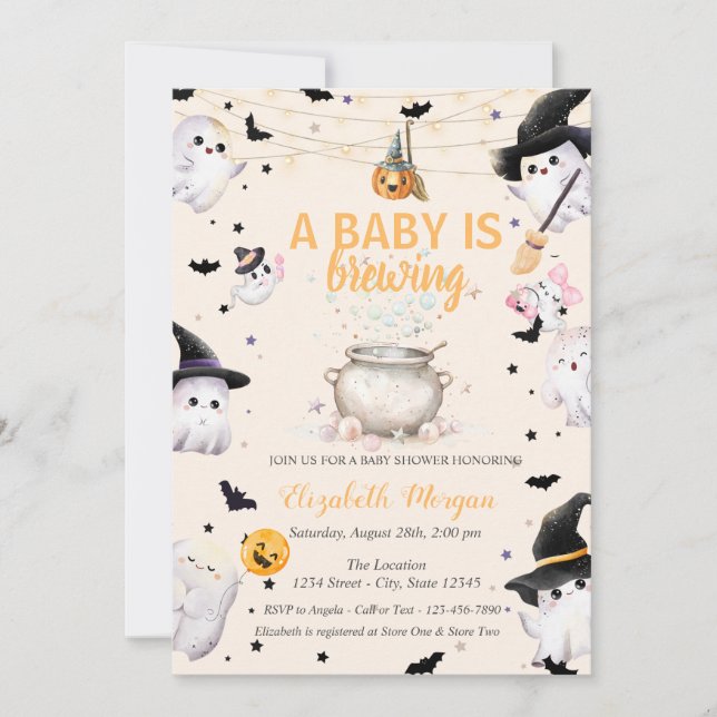 Invitación Se está preparando un bebé Fiesta de shower de beb (Anverso)