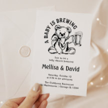 Se está preparando un bebé | Rústica del oso de pe