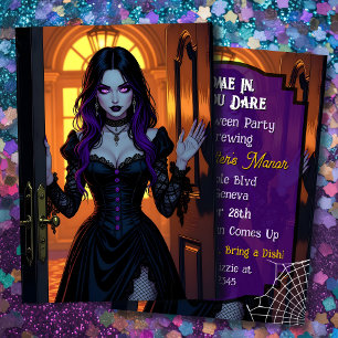 Invitación Se está preparando una fiesta de Brujas en Hallowe