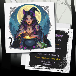Invitación ¡Se está preparando una fiesta de Halloween! Temát