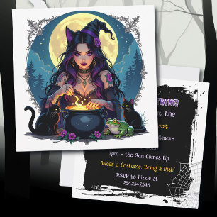 Invitación ¡Se está preparando una fiesta de Halloween! Temát