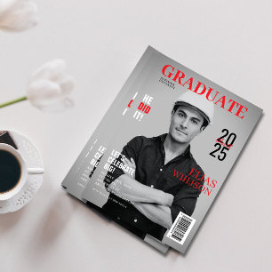 Invitación se graduó en fotografía de la revista de ingenierí