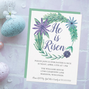 Invitación Se ha vuelto elegante Fiesta religioso de Pascua