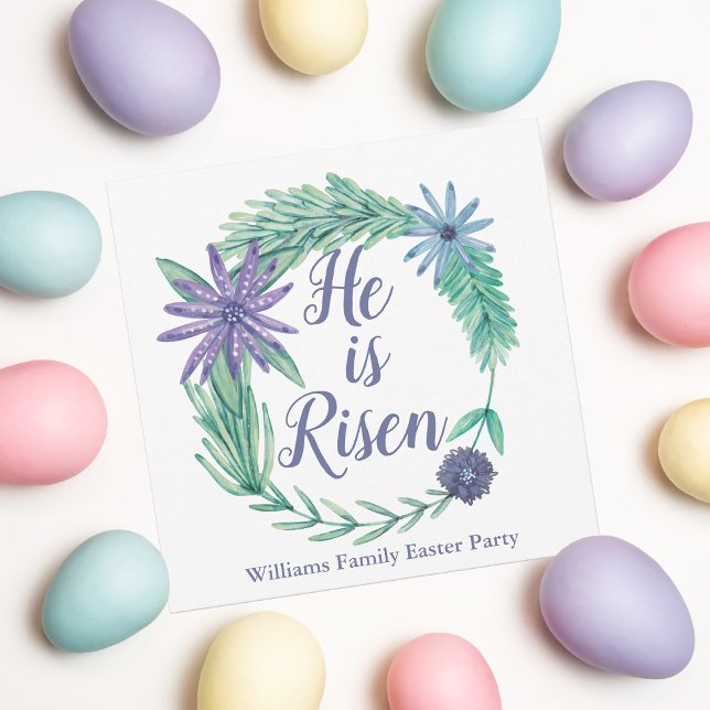 Invitación Se levanta elegante Fiesta religioso de Pascua Bru (Subido por el creador)