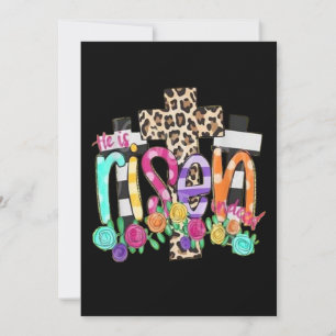 Invitación Se levanta Pascua cristiana