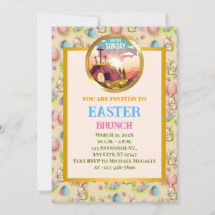 Invitación Se levanta y celebra la resurrección el domingo