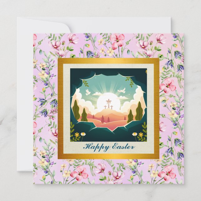 Invitación Se levanta y celebra la resurrección el domingo (Anverso)