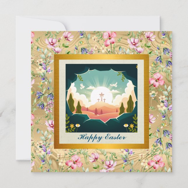 Invitación Se levanta y celebra la resurrección el domingo (Anverso)