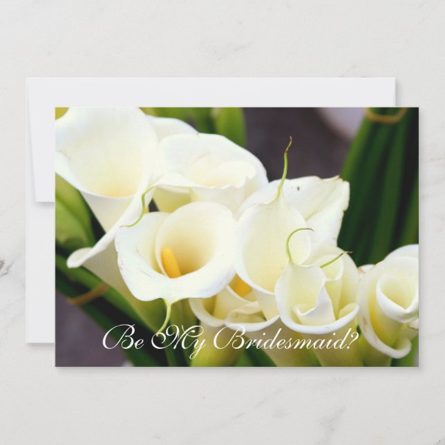 Invitación Sé mi dama de honor. (Anverso)