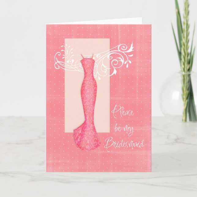 Invitación Sé mi dama de honor (Anverso)