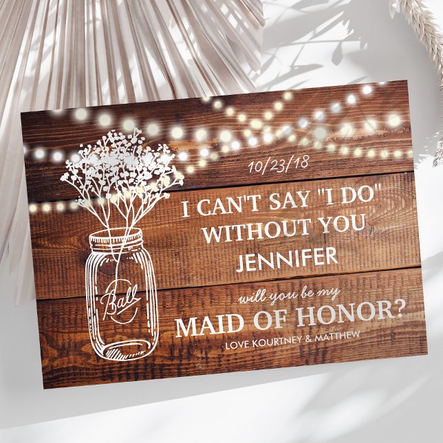 Invitación Sé mi empleada de honor | Camarera Rusa (Subido por el creador)
