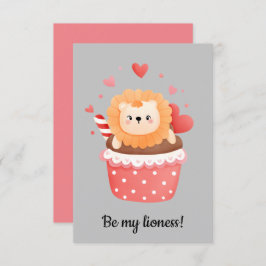 Invitación Sé mi leona valentina