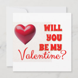 Invitación Sé Mi San Valentín