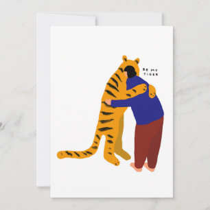 Invitación Sé mi tigre