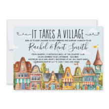 Se Necesita Un Baby Shower De Aldea