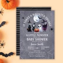 Se Necesita Un Baby Shower De Halloween De Aldea A