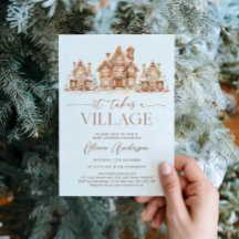 Se necesita un Baby Shower de Village Winter Boy