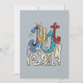 Invitación Sé Negrita, Sé Tú: Sé Tú Mismo.