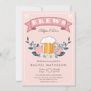 Invitación Se prepara antes de la fiesta de soltera de I do