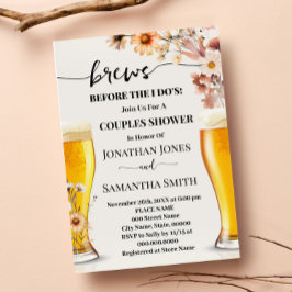 Invitación Se produce antes de que yo haga Parejas Ducha Caer