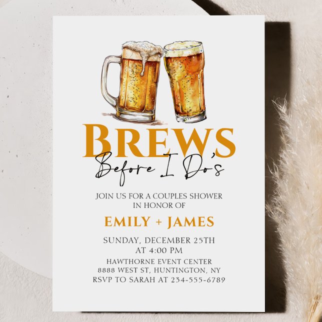 Invitación ¡Se produce antes de que yo lo haga! Beer Boda Par (Subido por el creador)