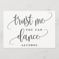 Se puede bailar Rótulo alcohólico - caligrafía enc