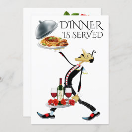 INVITACIÓN SE SIRVE LA CENA