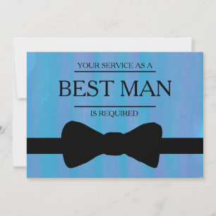 Invitación Se solicita su servicio como mejor hombre groomsma