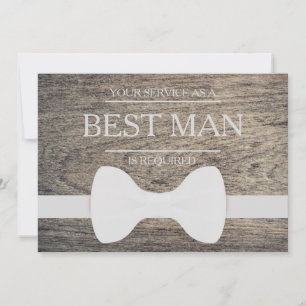 Invitación Se solicita su servicio como mejor hombre groomsma