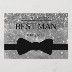 Invitación Se solicita su servicio como mejor hombre groomsma