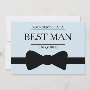 Invitación Se solicita su servicio como mejor hombre groomsma